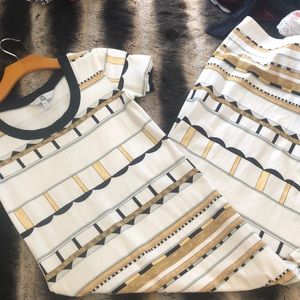 T-shirt dress with slit